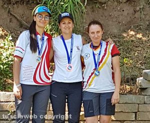 Sport - Tiro con l'arco - Il podio dei campionati regionali a Soriano