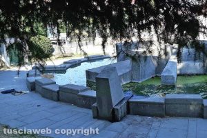 Viterbo - La fontana al parco del Murialdo