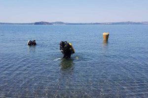 Montefiascone - L'operazione dei sub