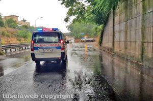 Viterbo allagata per il maltempo 