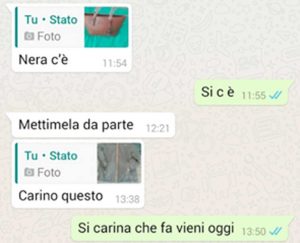 Tarquinia - Guardia di finanza - Il gruppo whatsapp dove si vendeva merce contraffatta