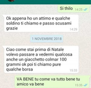 Tarquinia - Guardia di finanza - Il gruppo whatsapp dove si vendeva merce contraffatta