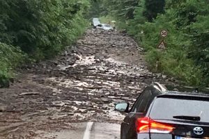 Ronciglione - Frana sulla provinciale Valle di Vico