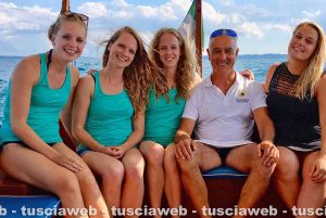 Nubifragio sul lago di Bolsena - Il gruppo olandese dopo l'accaduto