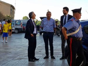 Ischia di Castro - 25 anni della festa "Ama" , Battistoni al taglio del nastro