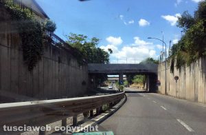 Viterbo - "Viale alberato" sul raccordino 