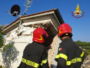 Portoferraio - Esplosione in una palazzina