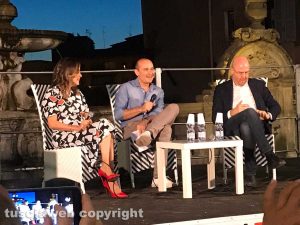Simona Sparaco e Massimo Gramellini a Caffeina