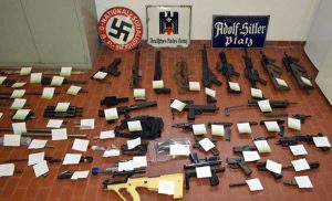 Torino - Polizia - Le armi sequestrate