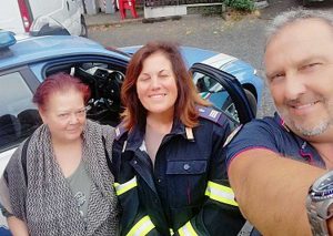 Ronciglione - Frana sulla provinciale Valle di Vico - Le due donne salvate dalla Polstrada