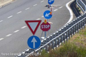 Il restringimento sulla Ss 675