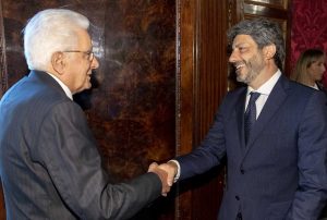 Roma - Roberto Fico e il presidente della Repubblica