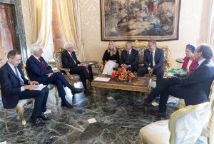 Roma - Il gruppo misto al Quirinale