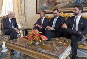 Roma - Il M5s alle consultazioni col presidente della Repubblica