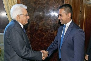Sergio Mattarella e Luigi Di Maio