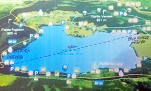 Lago di Vico - La traversata di tre chilometri