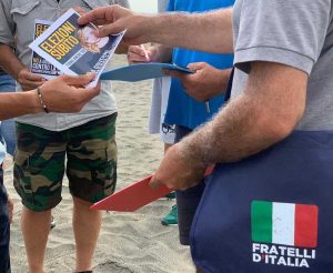 Montalto di Castro - FdI raccoglie firme per le elezioni subito