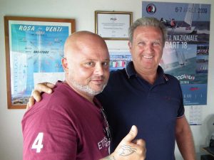 Gianni Legni con il presidente Rotatori