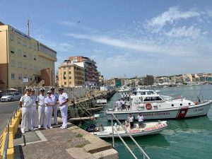 La visita del direttore marittimo del Lazio Vincenzo Leone