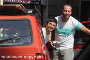 Daniele Sabatini e Matteo Achilli sulla Panda