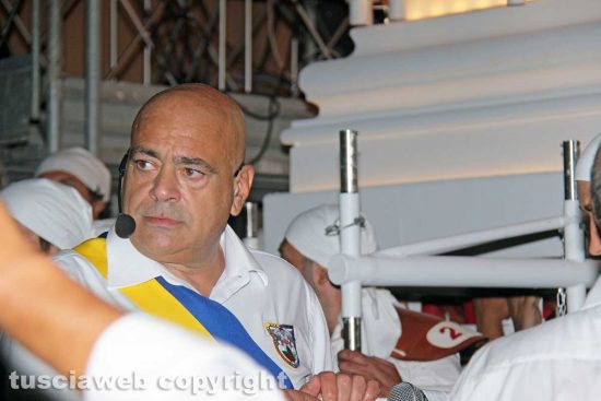 Il capofacchino Sandro Rossi
