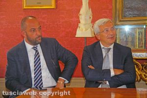 Sport - Calcio - Viterbese - Il presidente Romano e il direttore generale Foresti