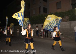 Viterbo - Il corteo di Santa Rosa nel quartiere di Santa Barbara