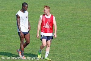 Sport - Calcio - Viterbese - Mamadou Tounkara e Fran Alvarez