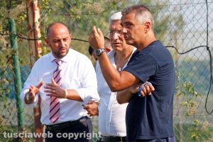 Sport - Calcio - Viterbese - Giovanni Lopez, Marco Romano e Diego Foresti