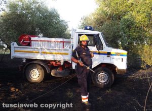 In fiamme oliveto - I volontari dell'Asvom