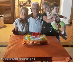 Buon compleanno - Viterbo - I 90 anni di Remo Trippini