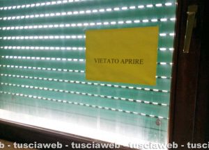 Montefiascone - Finestra rotta all'ospedale