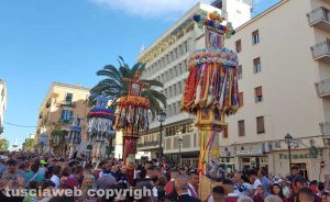 Sassari - I candelieri in piazza Castello