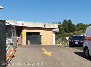 I carabinieri al pronto soccorso di Belcolle