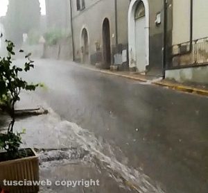 Nubifragio a Sipicciano