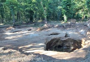 Tuscania - Gli scavi nella necropoli etrusca in località Pratino
