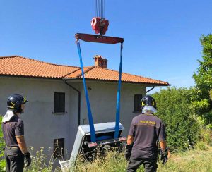 Gradoli - Camion finisce nella scarpata