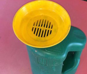 Orte - I contenitori per l'olio usato recuperati
