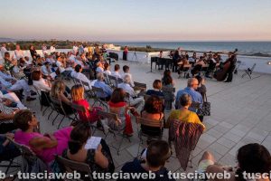 Tarquinia - Un momento di “Emozioni in musica sul mare al tramonto”