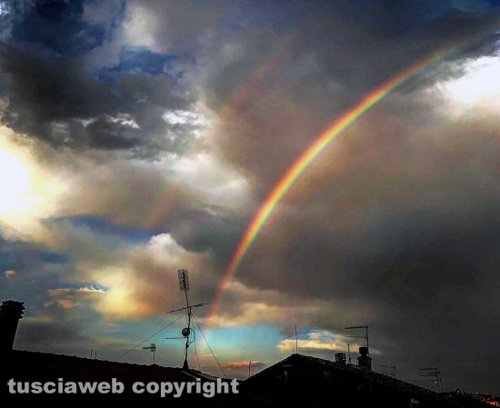 Villa San Giovanni in Tuscia - Arcobaleno dopo il temporale - Foto di Arianna Fabbri