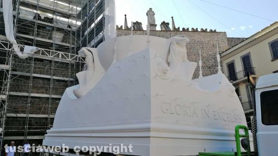 La base di Gloria al cantiere di San Sisto