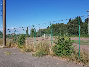 Le condizioni del campo sportivo di Bassano Romano