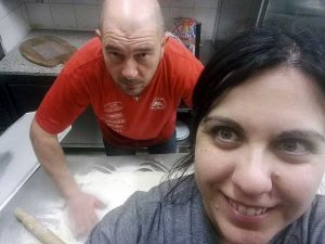 Catia Marchettini e Luca Agostinelli dell'Osteria Salicicchia