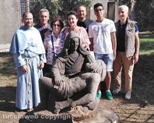 Tarquinia - La Pietà donata dallo scultore Giulio Cosimi Bagada al convento di S. Francesco