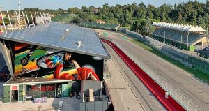 Imola - Il murales dedicato ad Ayrton Senna