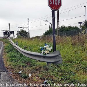 Schianto auto-bus sulla Flaminia - Il luogo dell'incidente