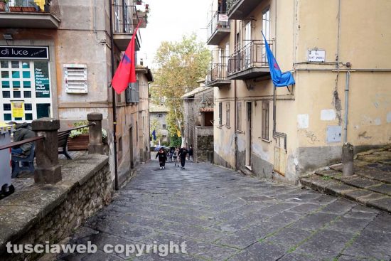 Viterbo - Il percorso del palio delle botti