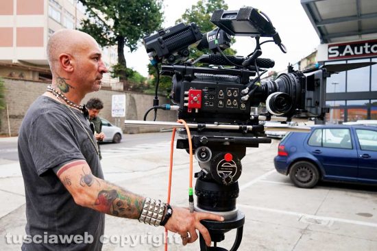 Viterbo - Le riprese del film "Dillo al mare"