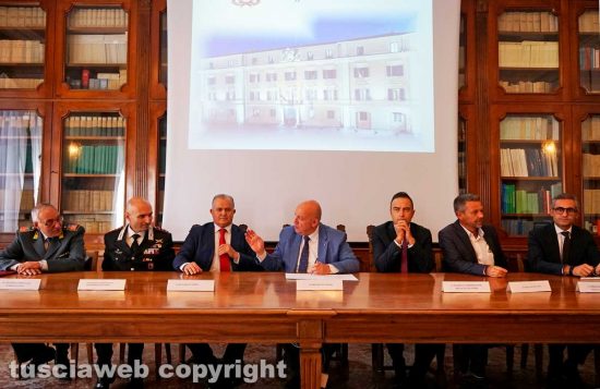 Viterbo - La firma del protocollo legalità per l'impianto di Tuscania