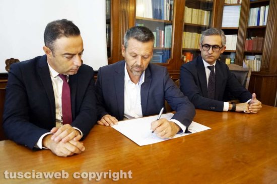 Viterbo - Pietro Nocchi, Fabio Bartolacci e Tommaso Cassata